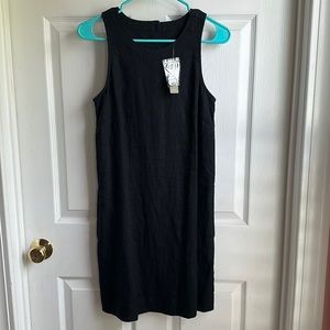 NWT JCrew linen button back shift dress
